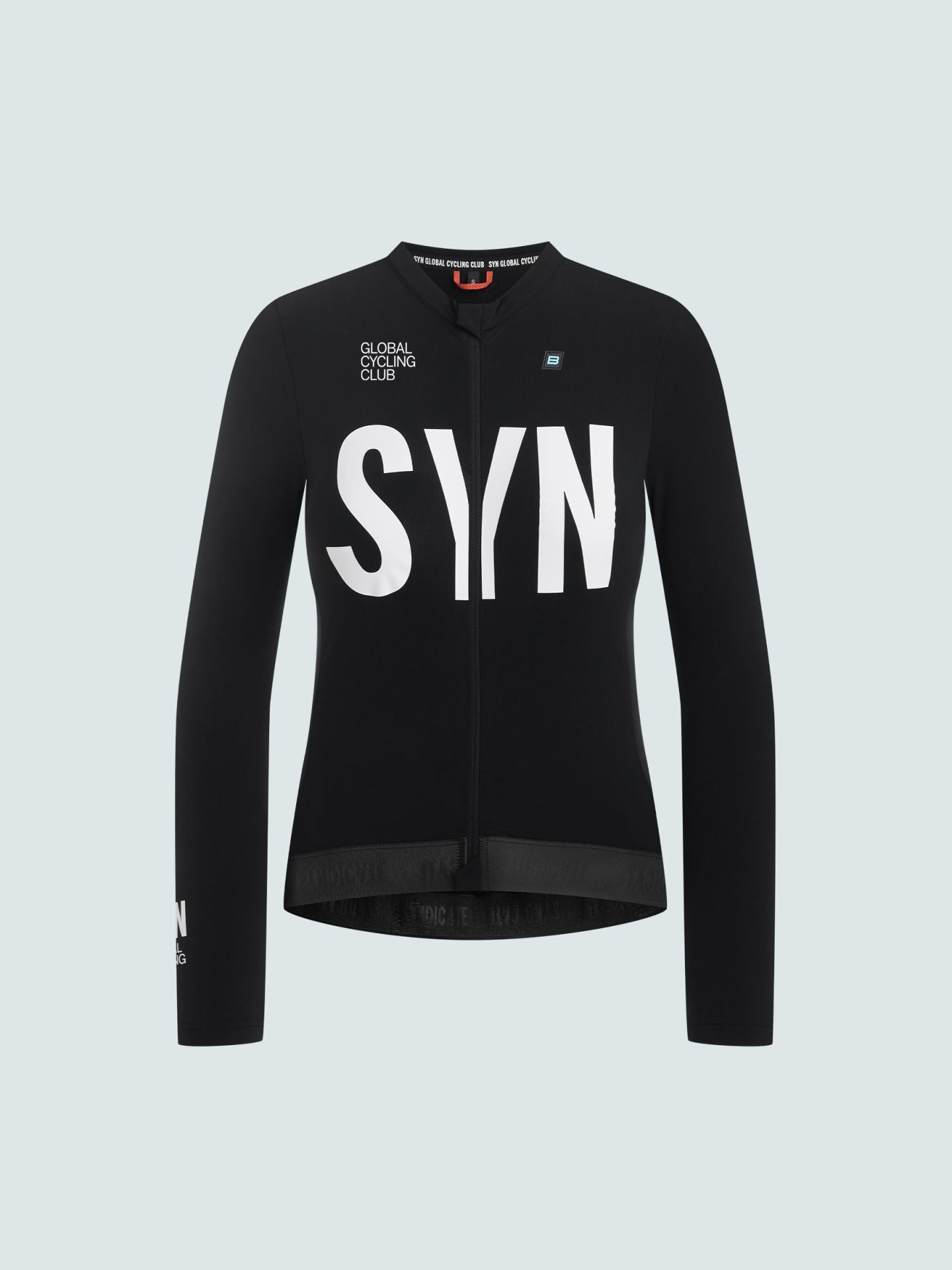 SYN - Women's Training L/S Jersey 2.0 - Black - Nuremberg Germany - Front view