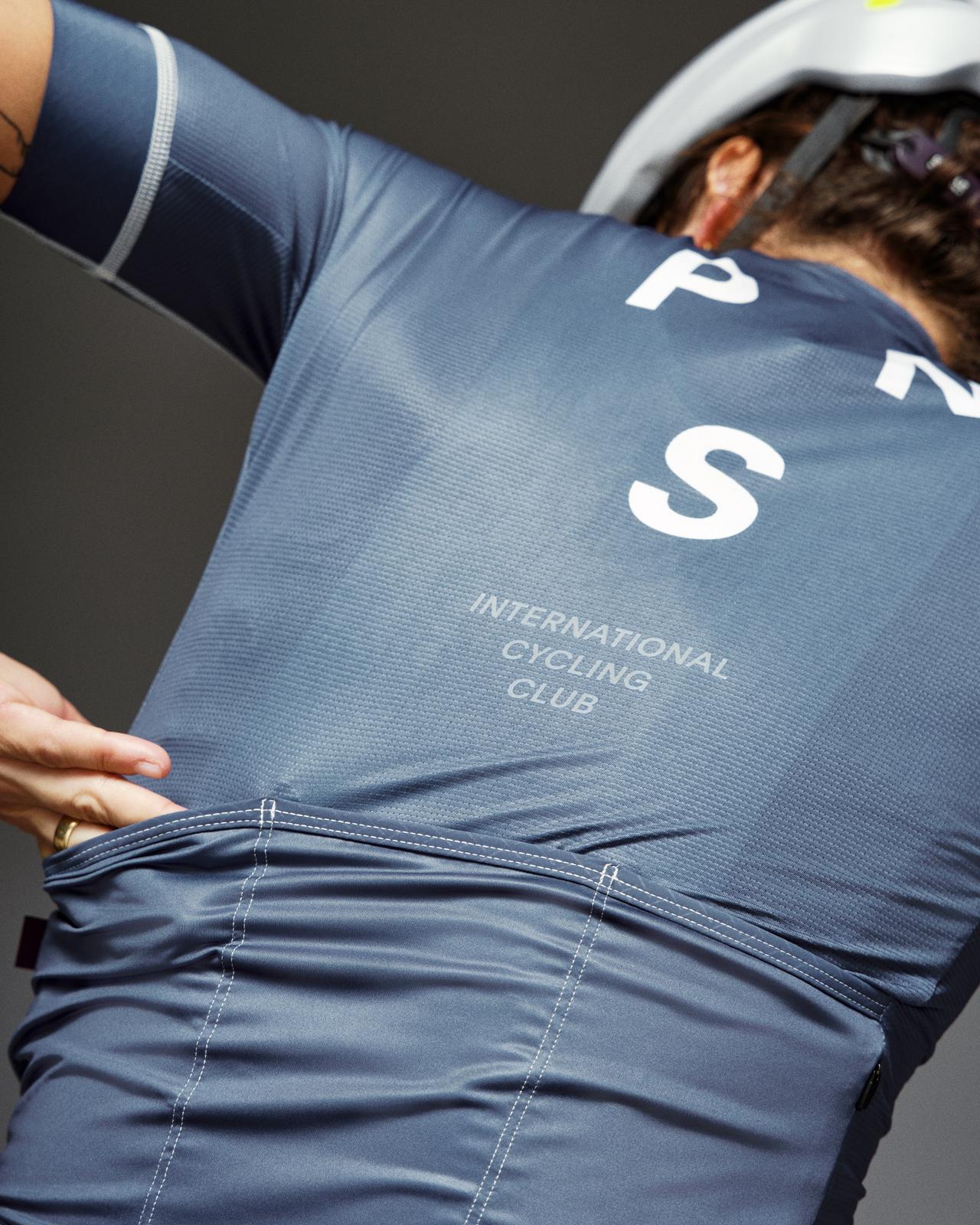 Pas Normal Studios - Women's Mechanism Jersey - Light Indigo - Nuremberg Germany - Pocket detail