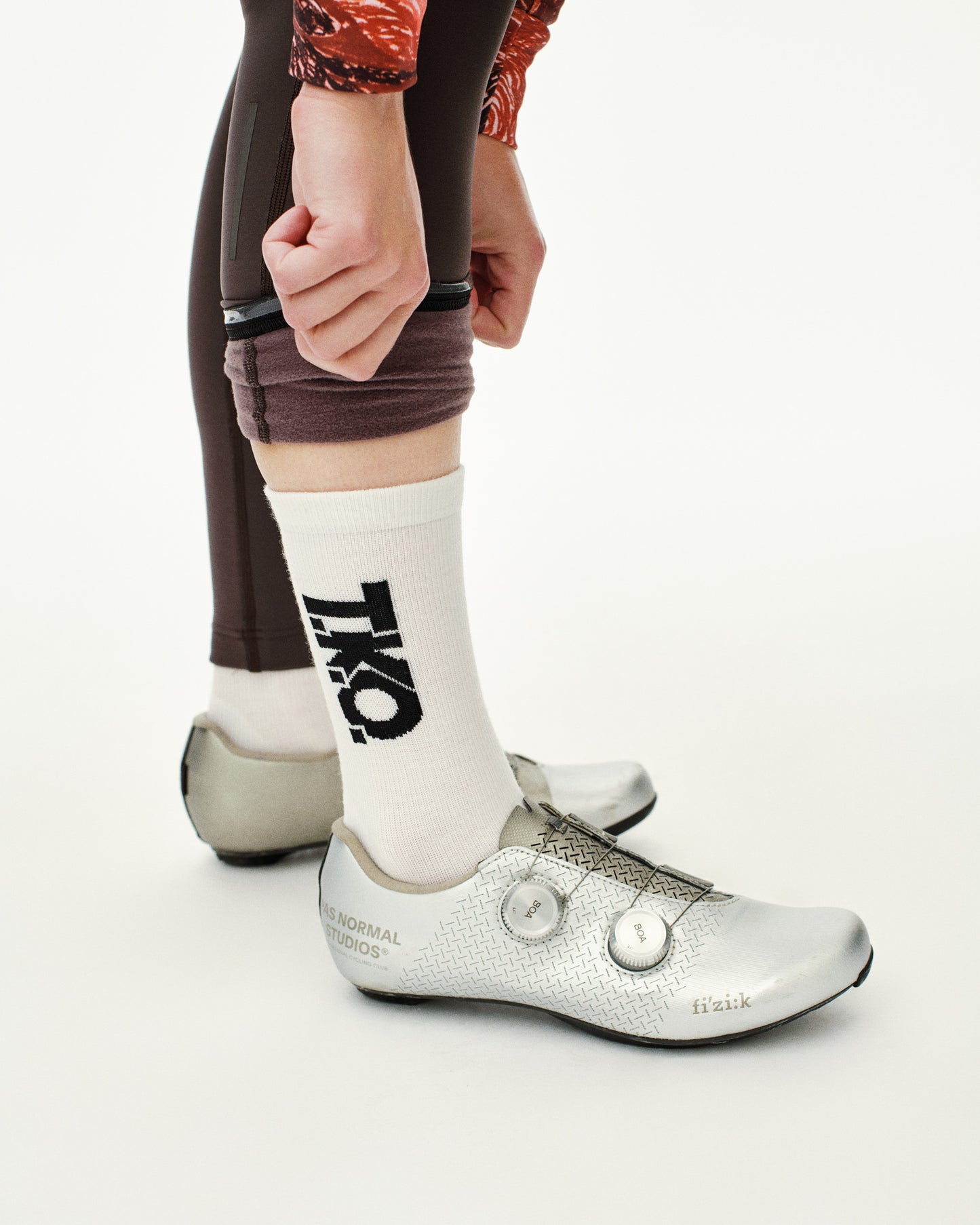 Pas Normal Studios - T.K.O. Thermal Wool Socks - White - Nuremberg, Germany