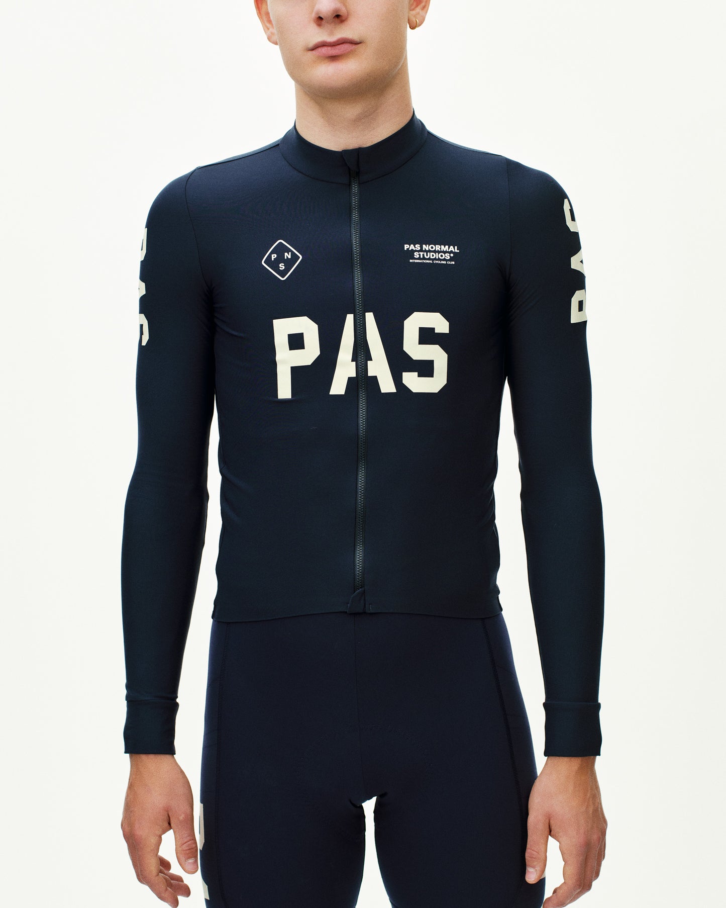 Pas Normal Studios - PAS Mechanism Long Sleeve Jersey - Navy - Nuremberg, Germany 