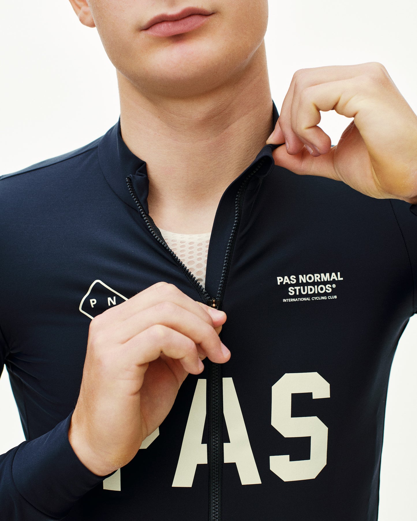 Pas Normal Studios - PAS Mechanism Long Sleeve Jersey - Navy - Nuremberg, Germany 