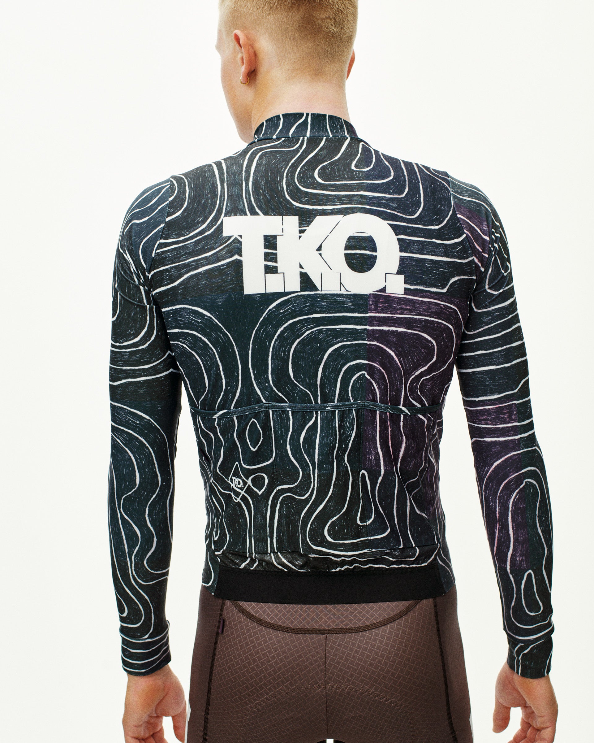 Pas Normal Studios - Men's T.K.O. Mechanism Long Sleeve Jersey - T.K.O. Black Multi - Nuremberg, Germany 