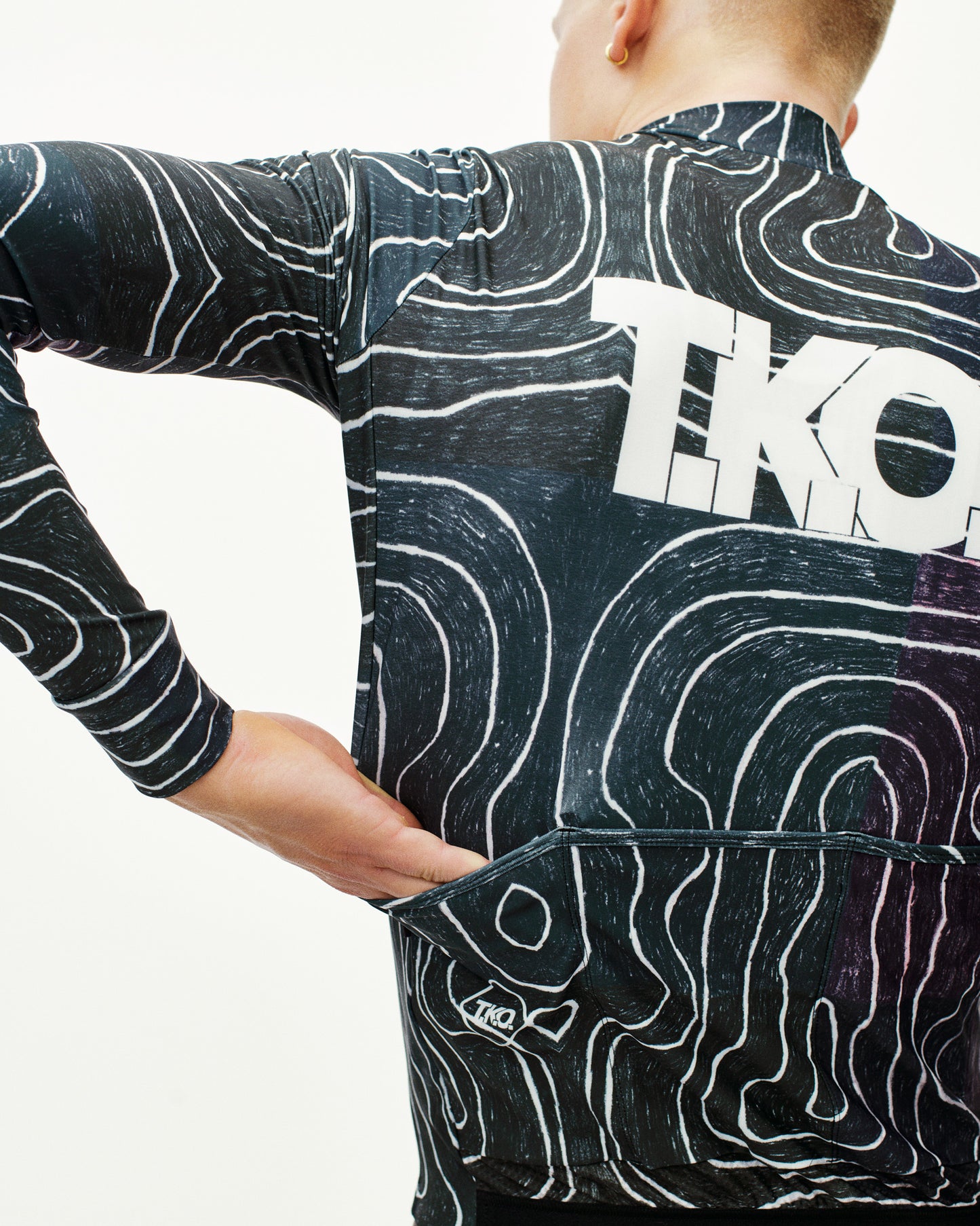 Pas Normal Studios - Men's T.K.O. Mechanism Long Sleeve Jersey - T.K.O. Black Multi - Nuremberg, Germany 