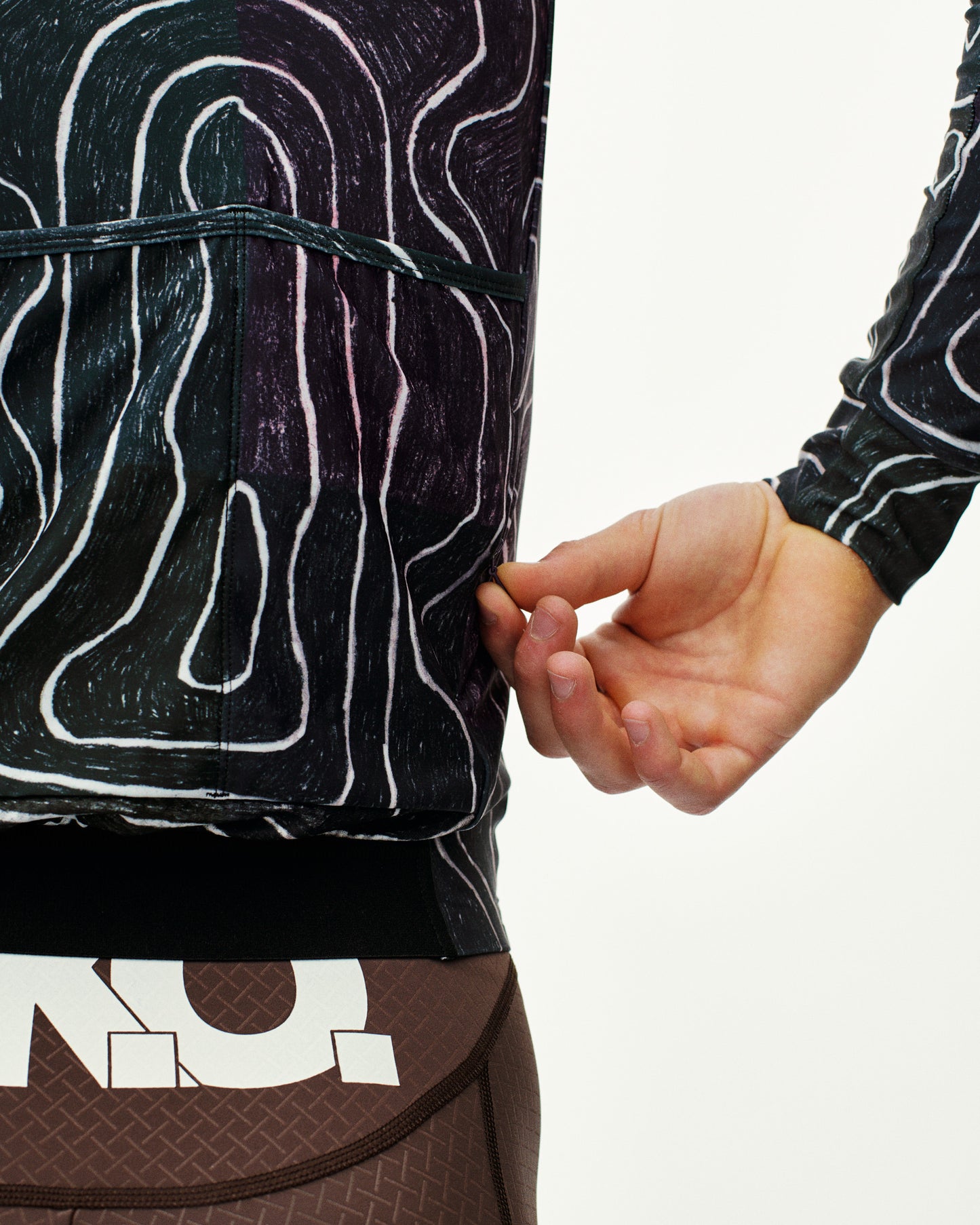 Pas Normal Studios - Men's T.K.O. Mechanism Long Sleeve Jersey - T.K.O. Black Multi - Nuremberg, Germany 