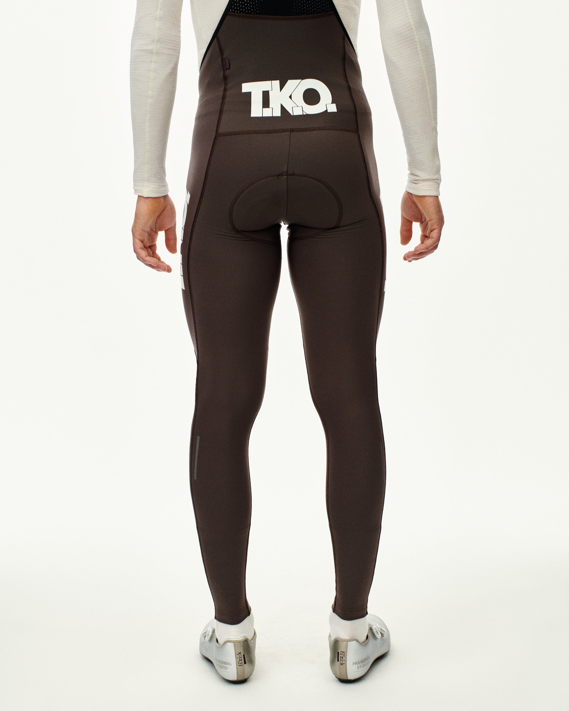 Pas Normal Studios - Men's T.K.O. Essential Thermal Long Bibs - Dark Purple - Nuremberg, Germany