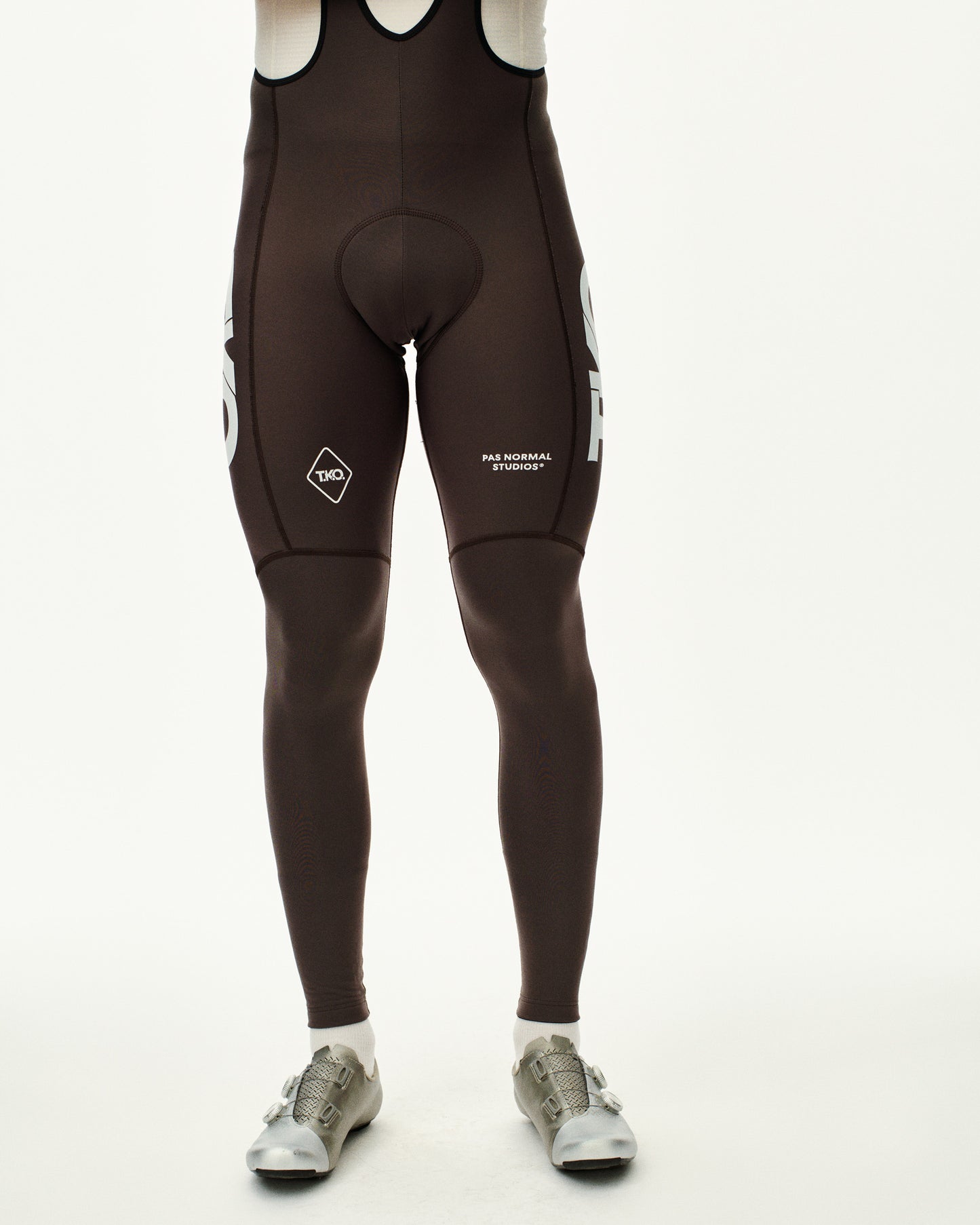 Pas Normal Studios – Herren TKO Essential Thermal Long Bibs – Dunkelviolett