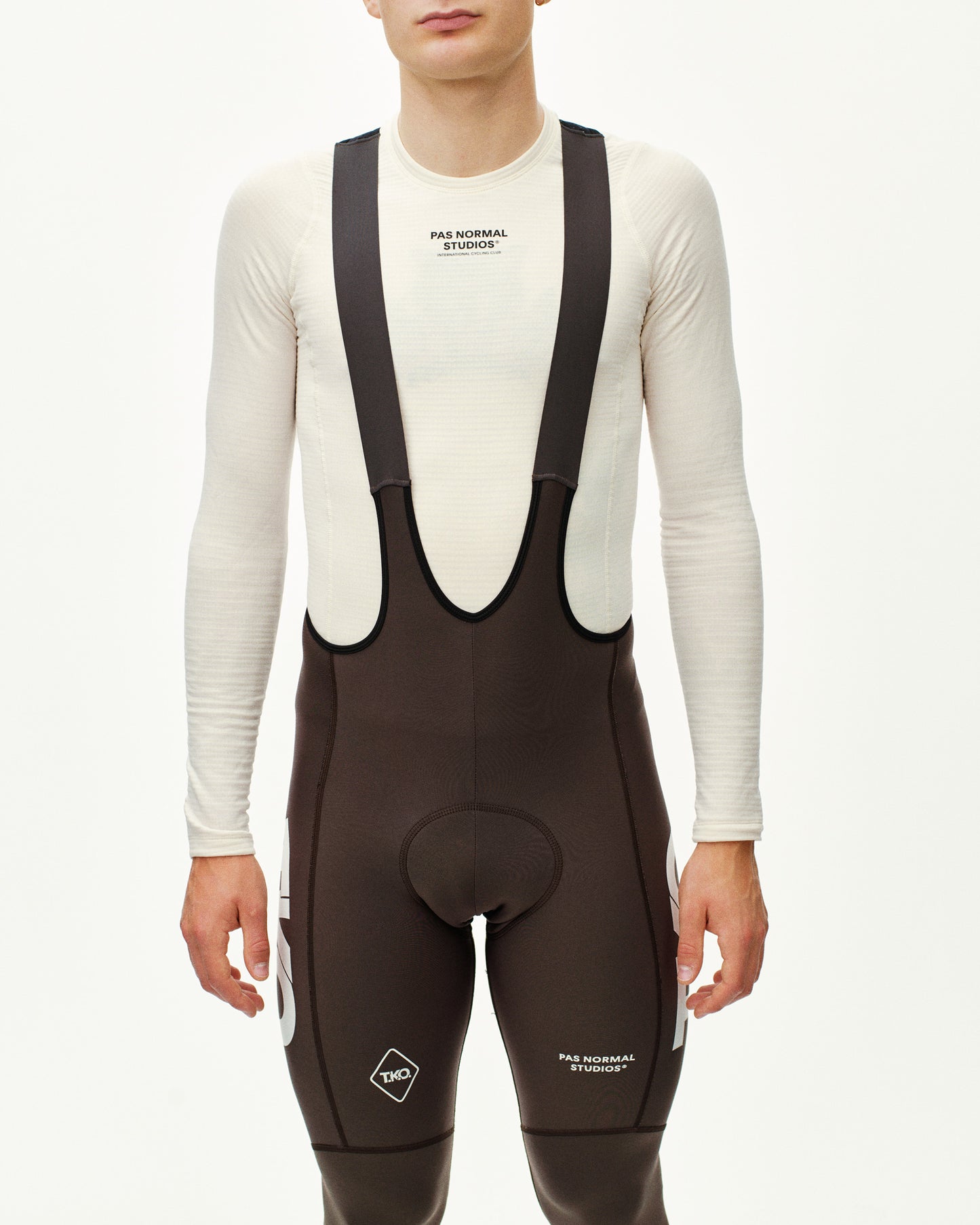 Pas Normal Studios – Herren TKO Essential Thermal Long Bibs – Dunkelviolett