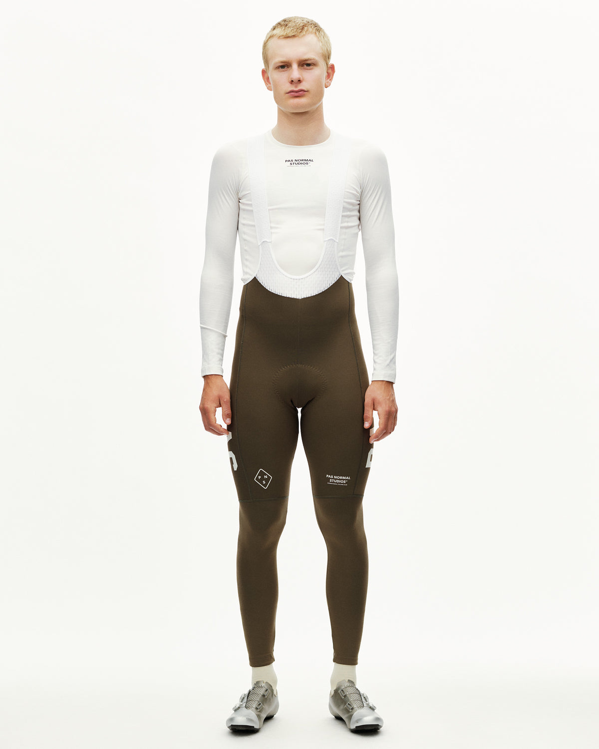 Pas Normal Studios - Men's PAS Mechanism Thermal Long Bibs - Dark Earth - Nuremberg, Germany