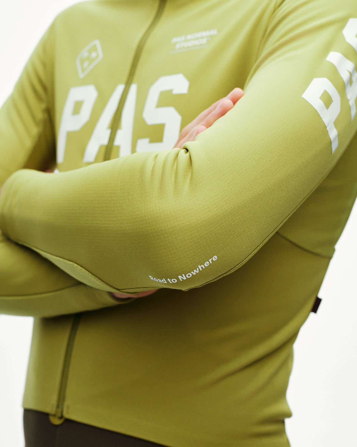 Pas Normal Studios - Men's PAS Mechanism Thermal Long Sleeve Jersey 2.0 - Dark Lime - Nuremberg, Germany