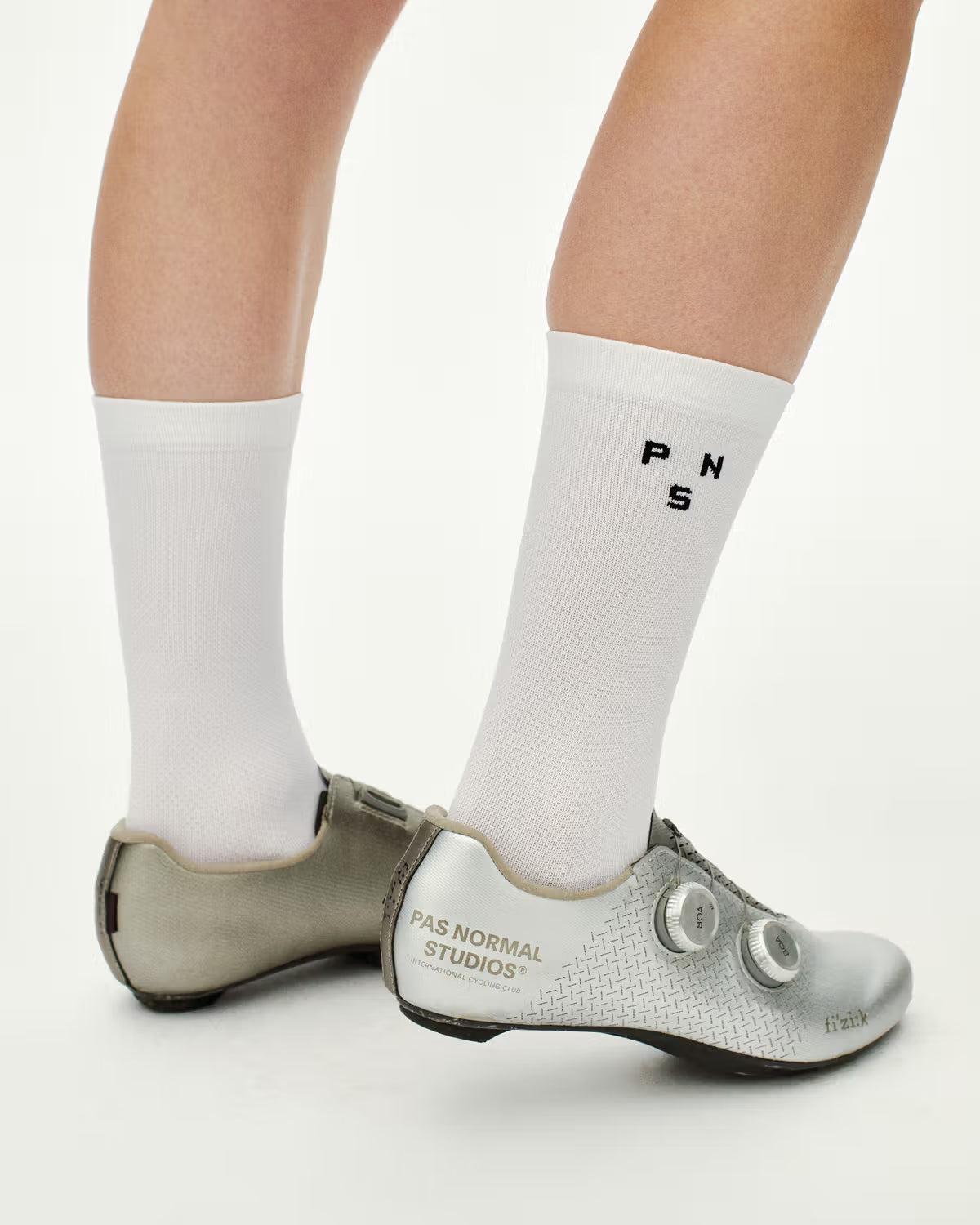 Pas Normal Studios - Logo Race Socks - White - Nuremberg, Germany