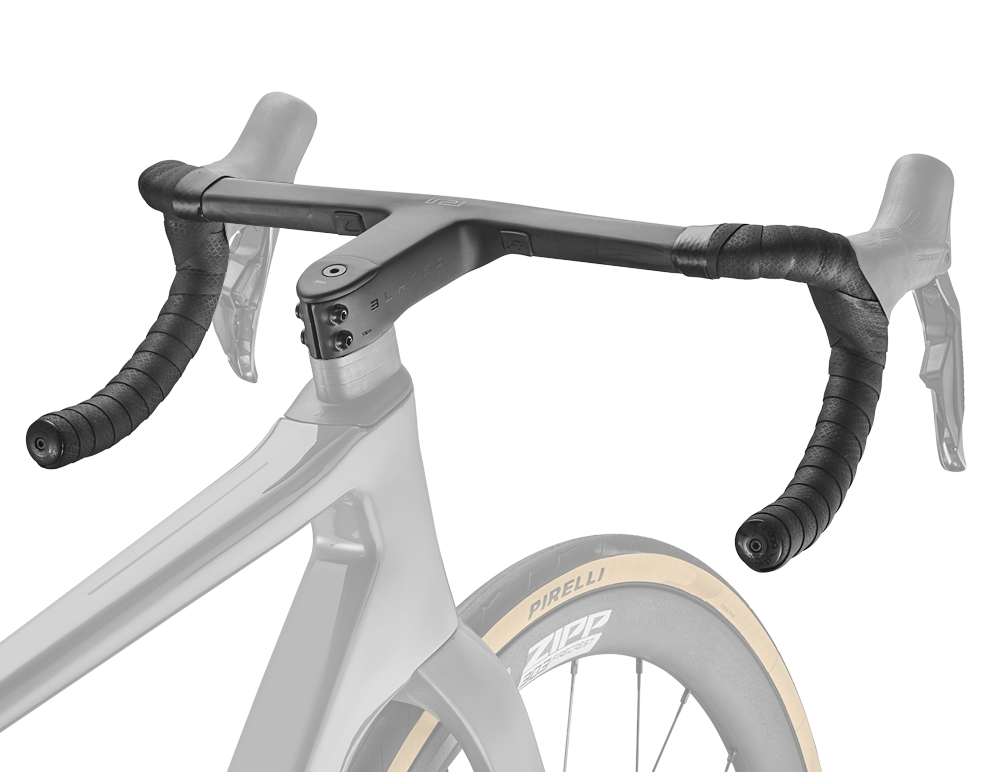 FARA Cycling x BLKTEC R8 Integrated Handlebar - 380 x 90mm - Nuremberg, Germany - On bike