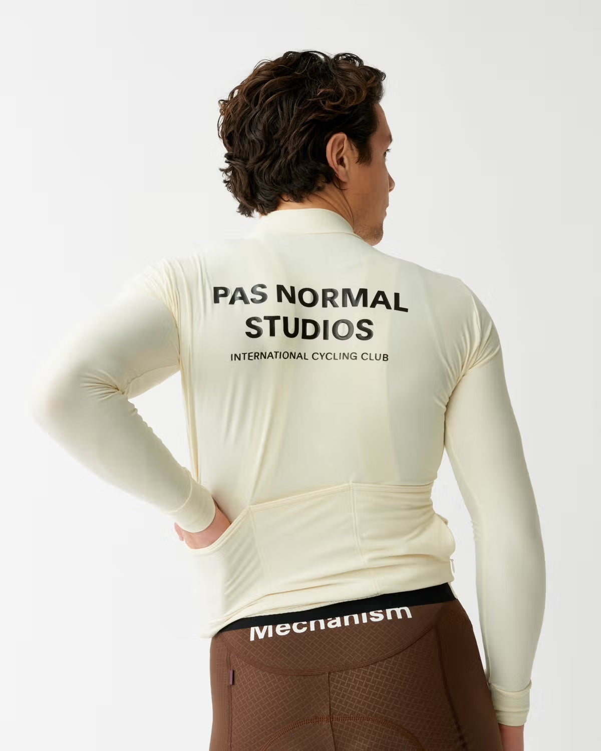 Pas Normal Studios - Men's - Mechanism Long Sleeve Jersey - Off White