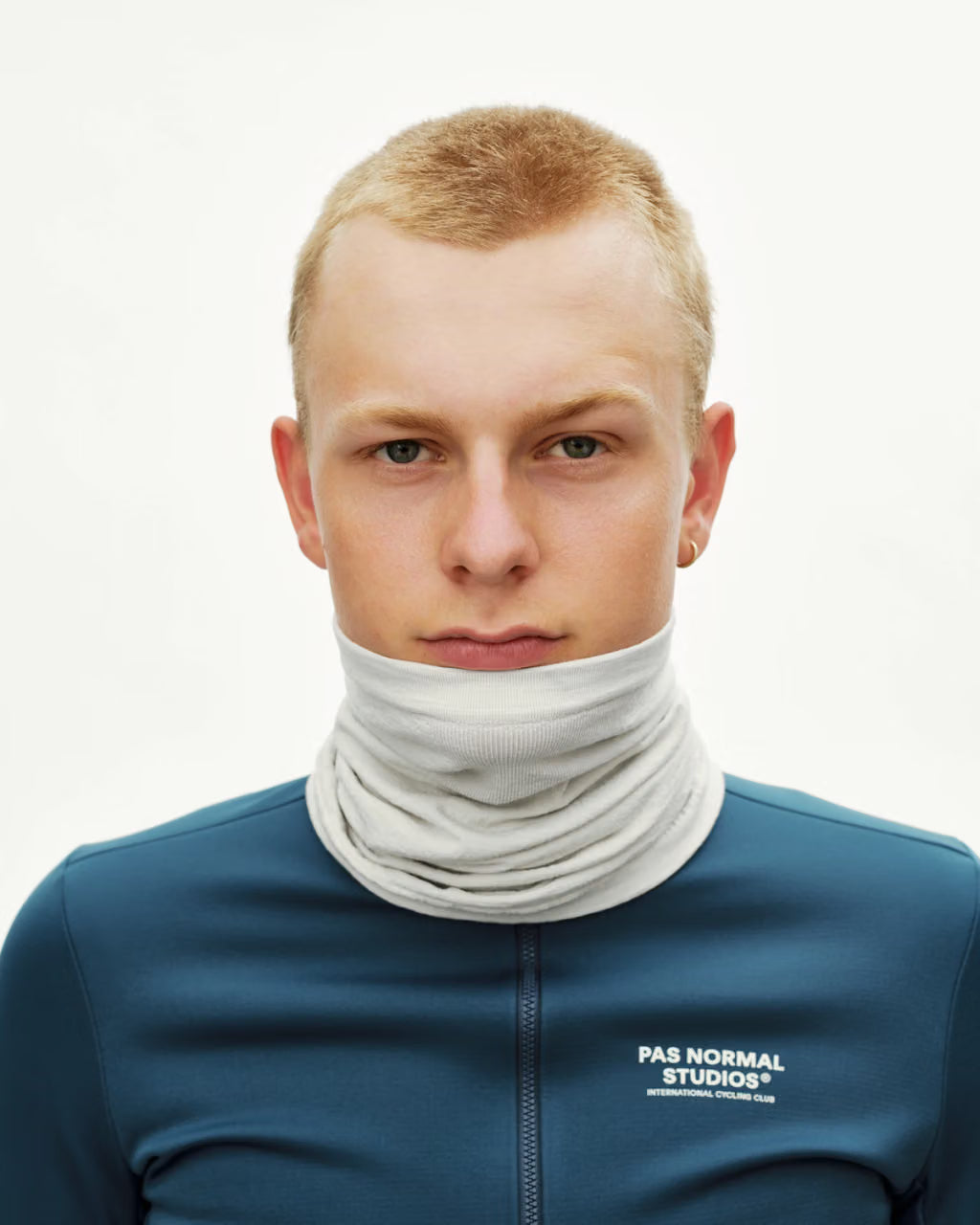 Pas Normal Studios - Logo Merino Knit Necktube - Misty Grey - Nuremberg, Germany