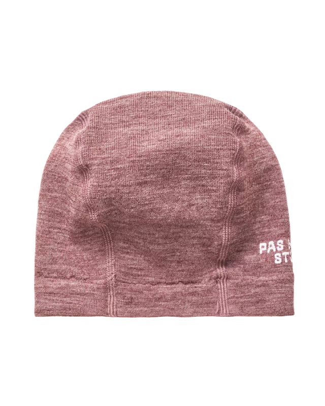 Pas Normal Studios - Logo Merino Knit Beanie - Maroon - Nuremberg, Germany
