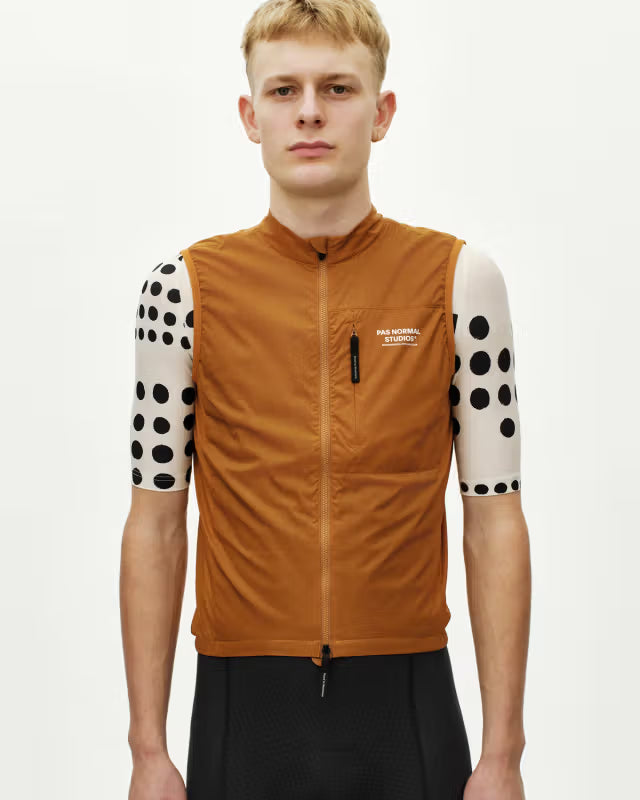 Pas Normal Studios - Men's Essential Insulated Gilet - Pecan - Nuremberg, Germany 