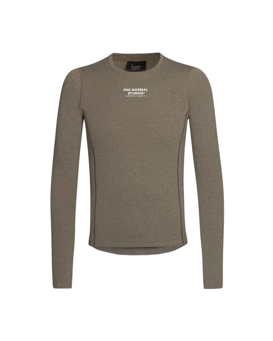 Pas Normal Studios - Men's Thermal Long Sleeve Base Layer - Dark Stone - Nuremberg, Germany