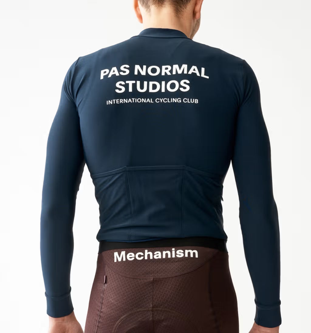Pas Normal Studios - Men's Mechanism Long Sleeve Jersey - Navy - Nuremberg, Germany