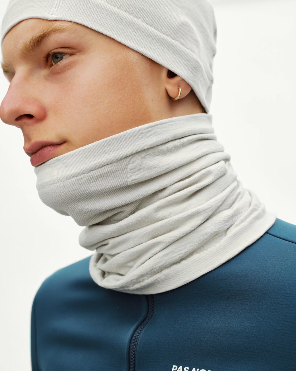Pas Normal Studios - Logo Merino Knit Necktube - Misty Grey - Nuremberg, Germany