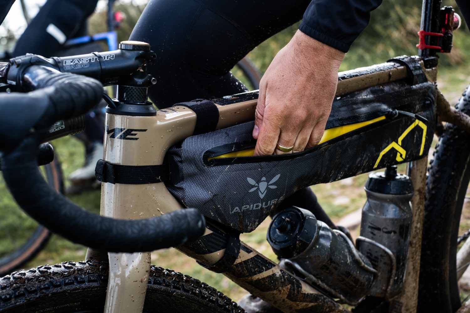APIDURA - Expedition Frame Pack (5L TALL) - Nuremberg, Germany - On bike