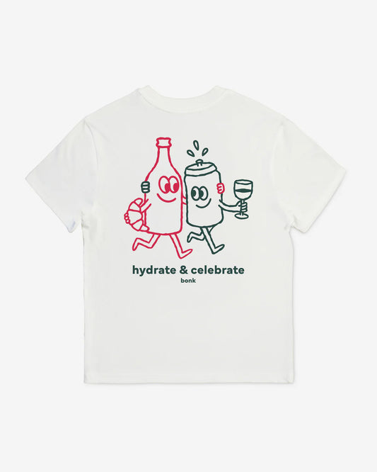 BONK - Hydrate T-shirt - White - Nuremberg, Germany 