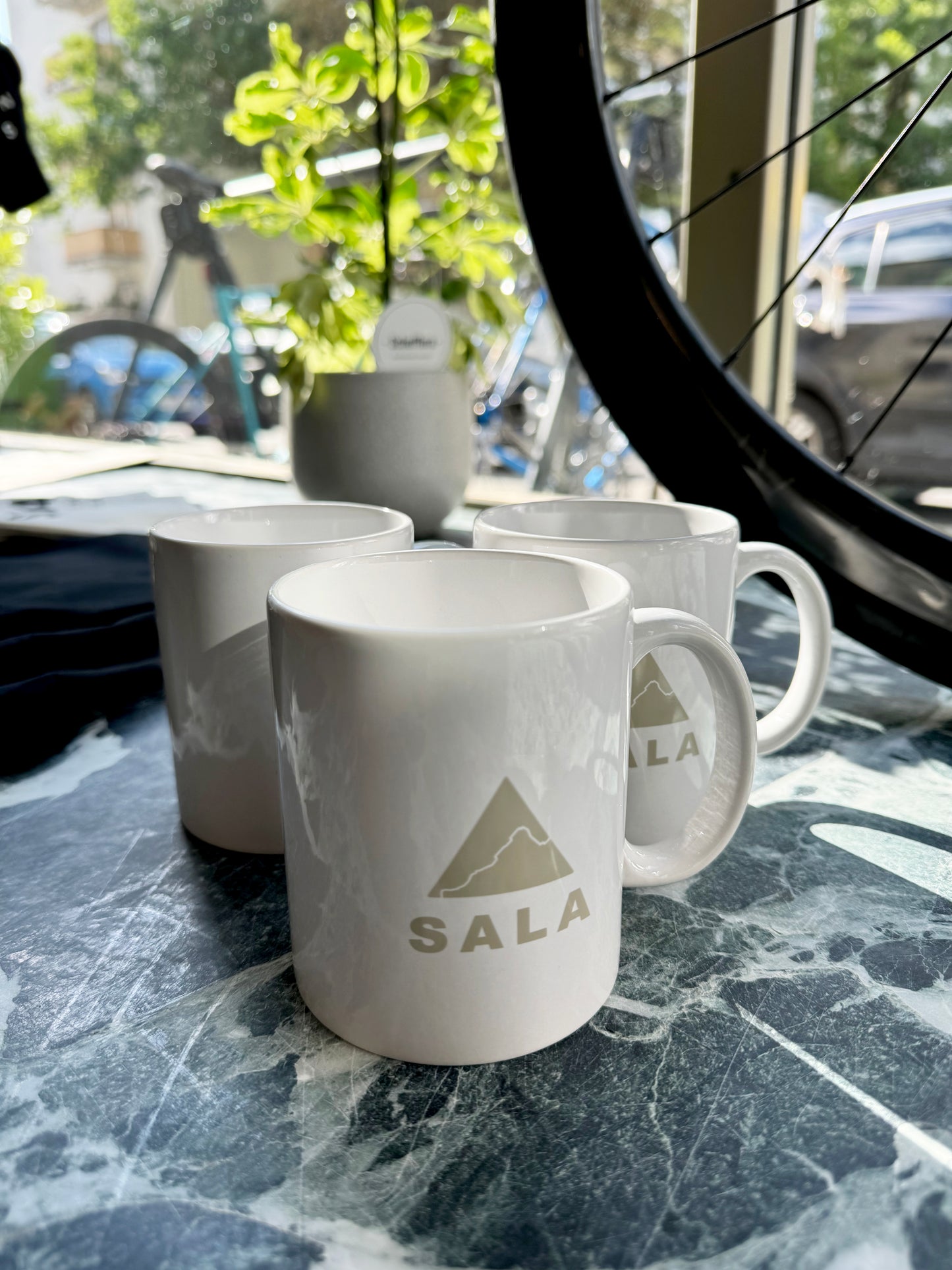 SALA-Logo-Tasse - Weiß