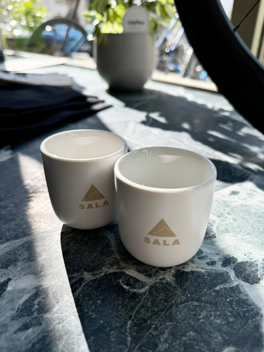 SALA Logo Espresso Cup - White