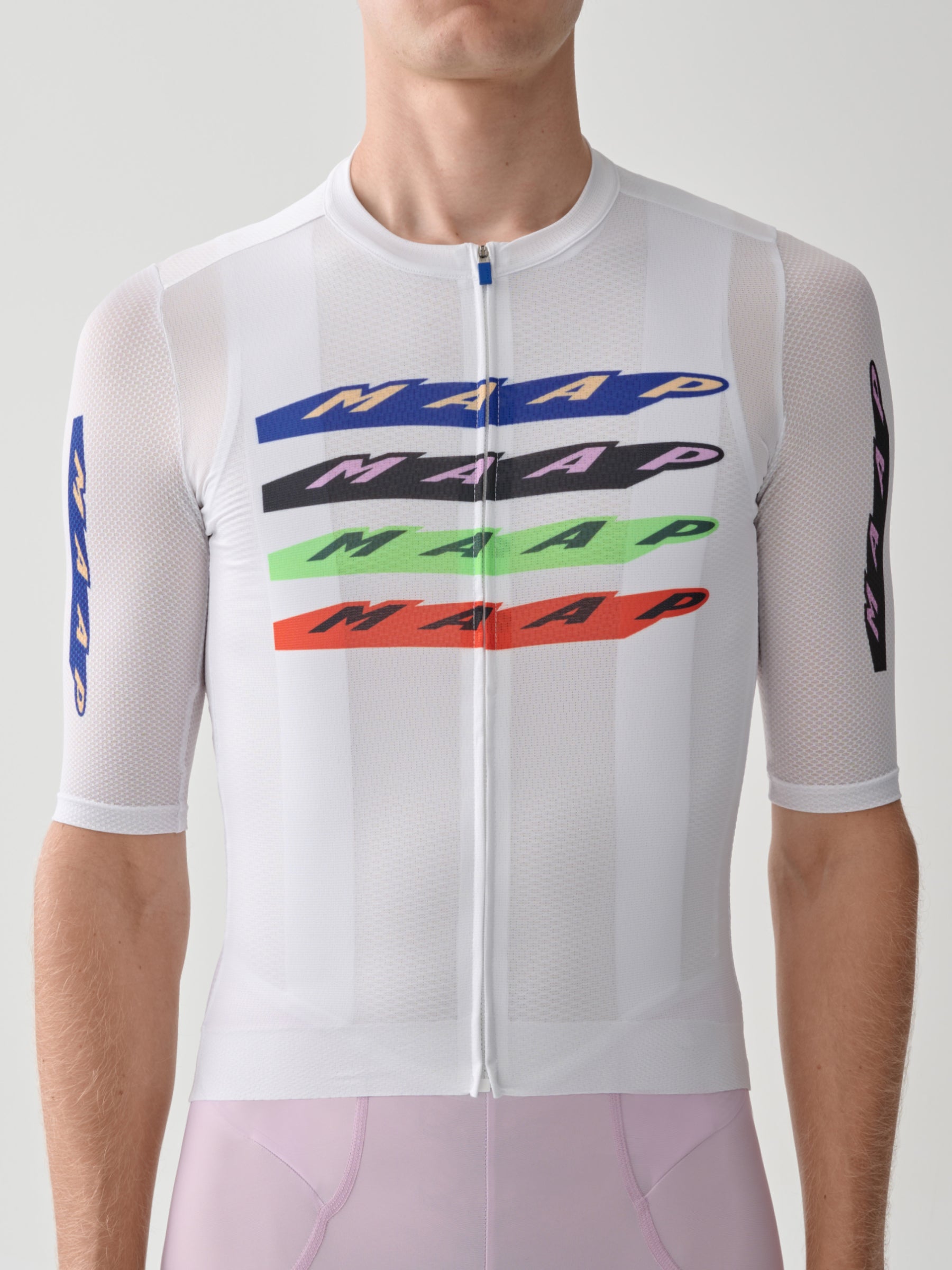 MAAP - Men's Evade X Pro Air Jersey 3.0 - White - Nuremberg, Germany - Full view on model