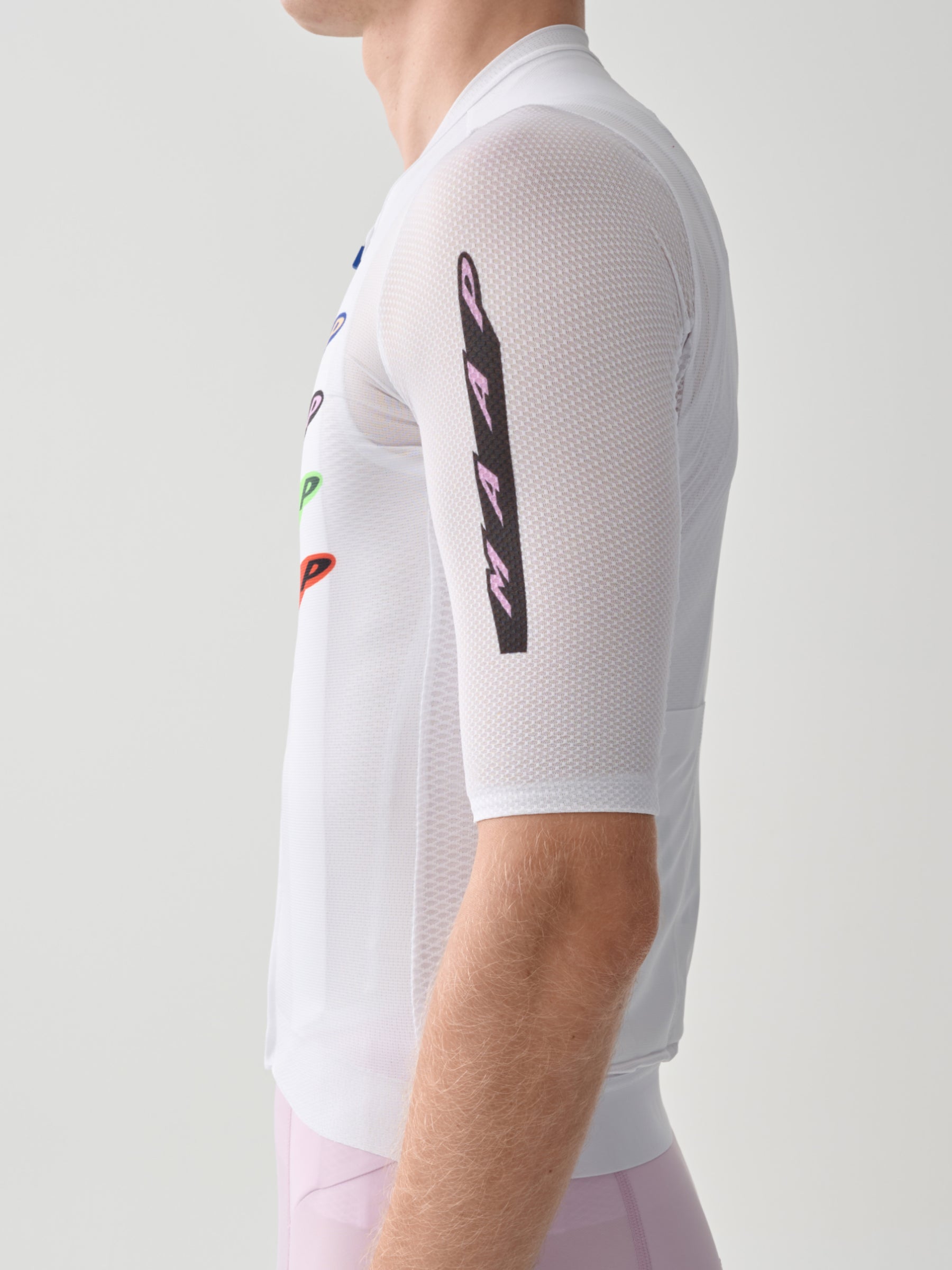 MAAP - Men's Evade X Pro Air Jersey 3.0 - White - Nuremberg, Germany - Side view