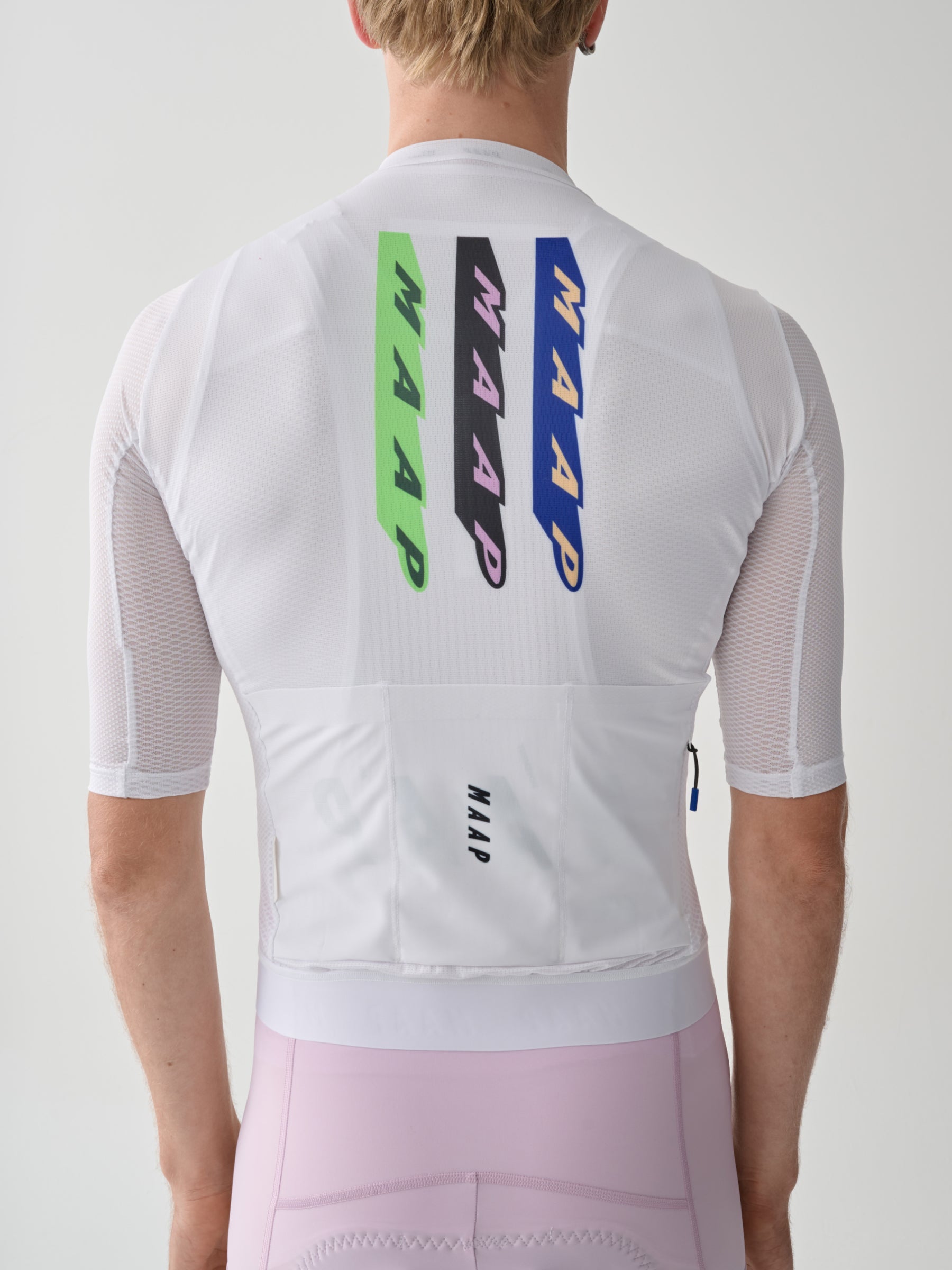 MAAP - Men's Evade X Pro Air Jersey 3.0 - White - Nuremberg, Germany - Back view