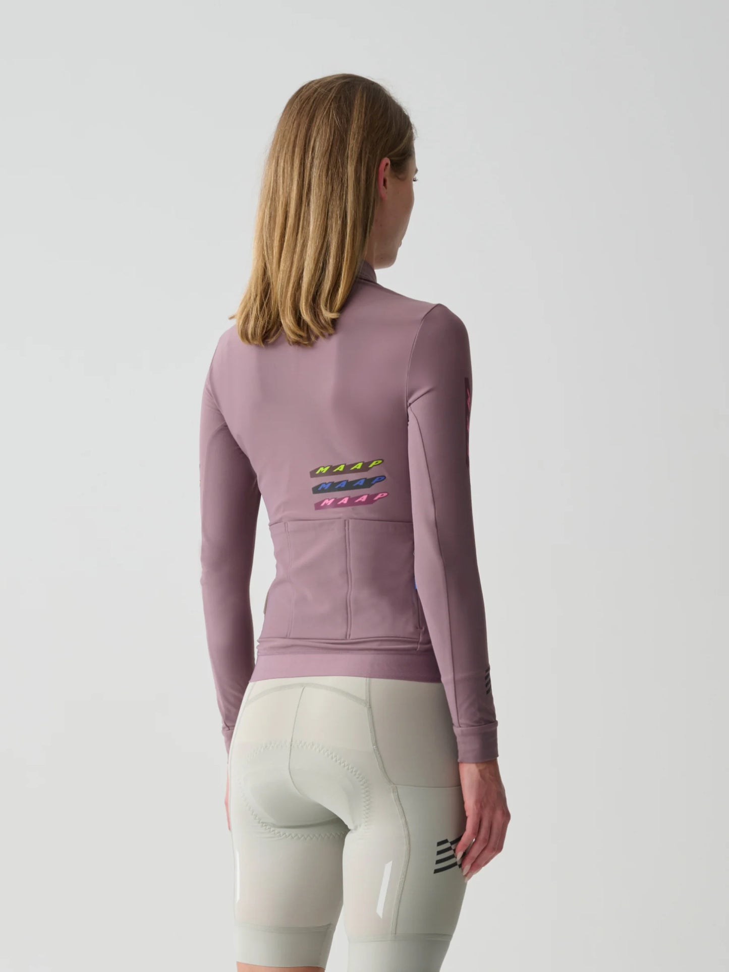 MAAP - Women's Evade X Thermal LS Jersey 2.0 - Raisin - Nuremberg Germany - Rear view
