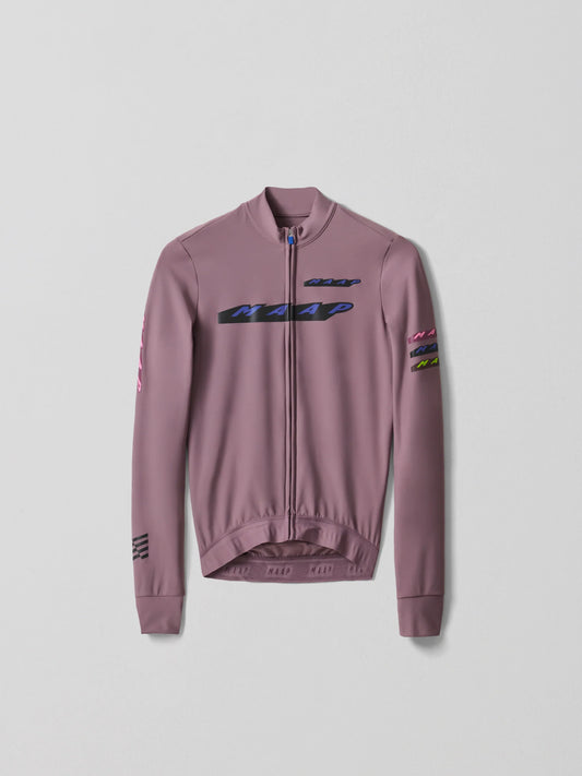 MAAP - Women's Evade X Thermal LS Jersey 2.0 - Raisin - Nuremberg Germany - Full view