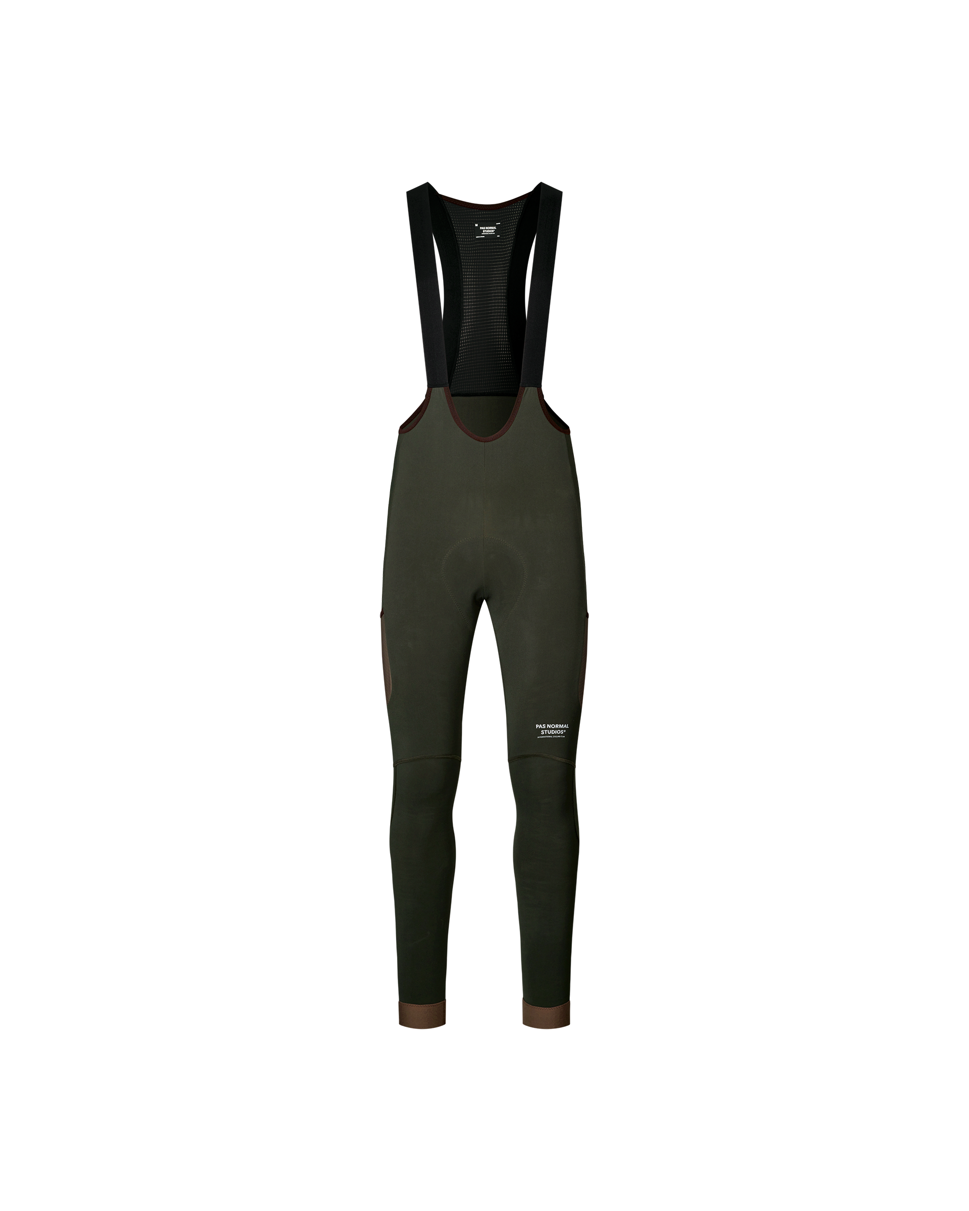 Pas Normal Studios - Men's Escapism Long Cargo Bibs - Dark Olive - Nuremberg, Germany