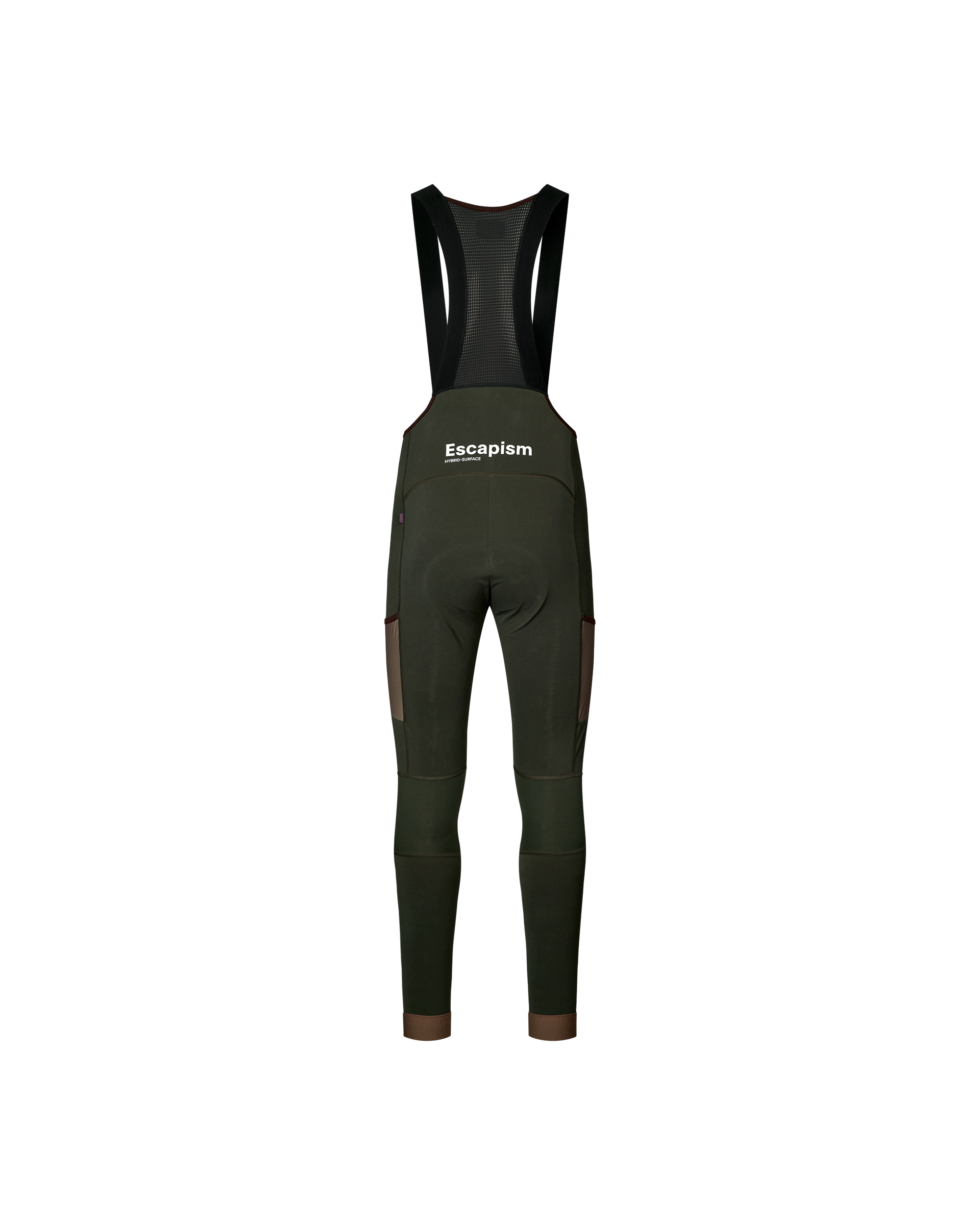Pas Normal Studios - Men's Escapism Long Cargo Bibs - Dark Olive - Nuremberg, Germany