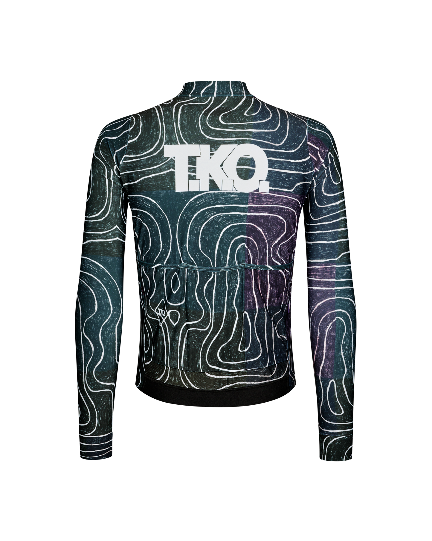 Pas Normal Studios - Men's T.K.O. Mechanism Long Sleeve Jersey - T.K.O. Black Multi - Nuremberg, Germany 