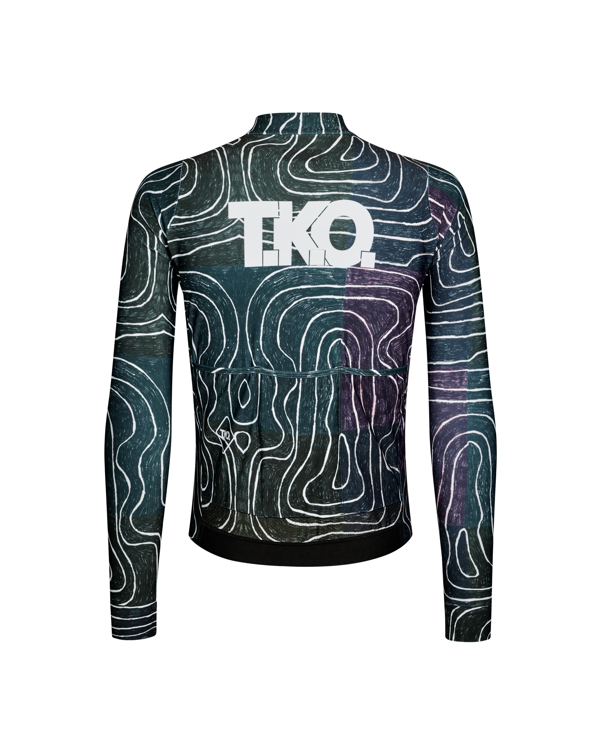 Pas Normal Studios - Men's T.K.O. Mechanism Long Sleeve Jersey - T.K.O. Black Multi - Nuremberg, Germany 