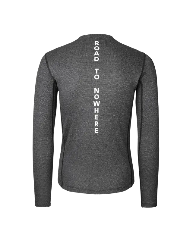 Pas Normal Studios - Mid Long Sleeve Base Layer — Black - Nuremberg Germany - Rear View