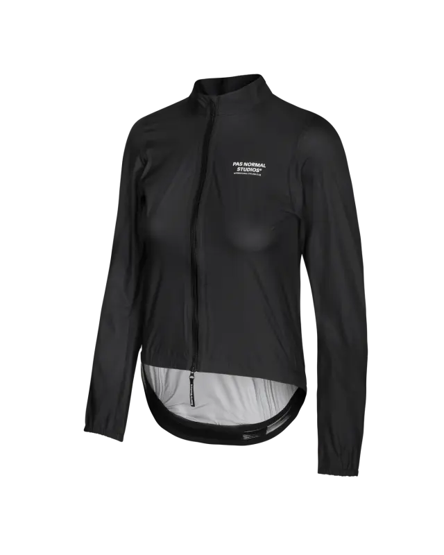 Pas Normal Studios - Women's Mechanism Rain Jacket - Black - Nuremberg Germany - Side view