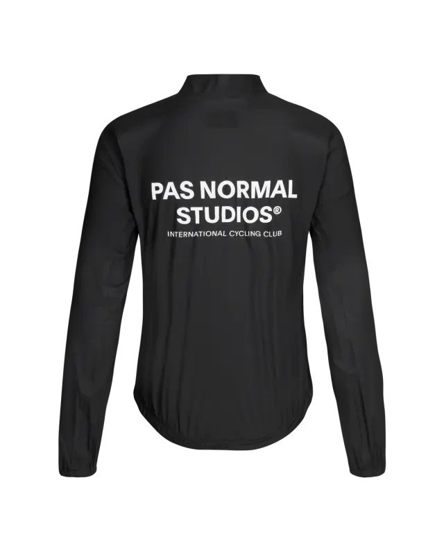 Pas Normal Studios - Women's Mechanism Rain Jacket - Black - Nuremberg Germany - Rear view 