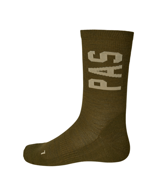 Pas Normal Studios - PAS Thermal Wool Socks - Moss Brown - Nuremberg, Germany