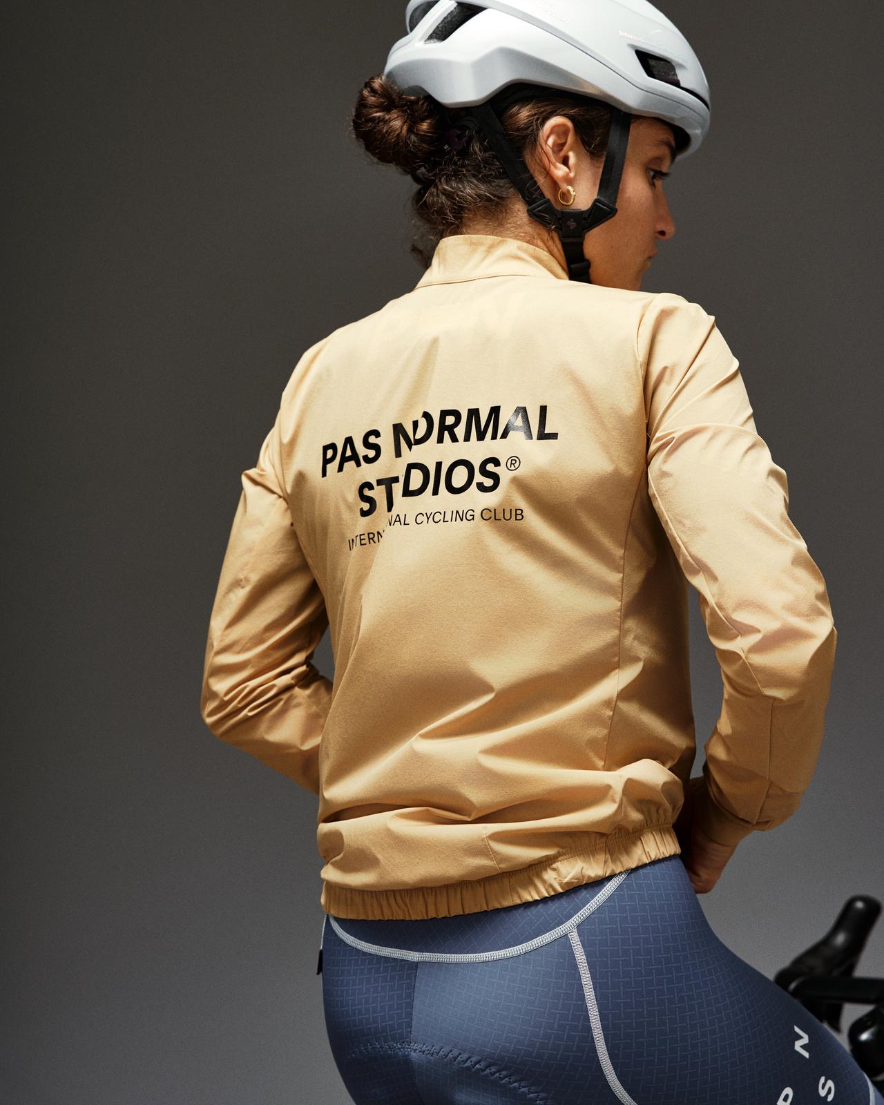 Pas Normal Studios - Women's Mechanism Stow Away Jacket - Camel - Nuremberg Germany - On model