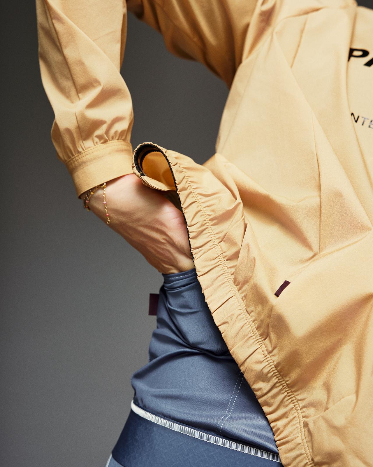 Pas Normal Studios - Women's Mechanism Stow Away Jacket - Camel - Nuremberg Germany - Back detail 