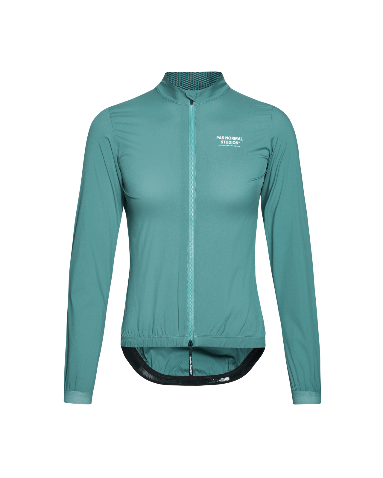 Pas Normal Studios - Women's Mechanism Stow Away Jacket - Grey Teal - Nuremberg Germany - Front view