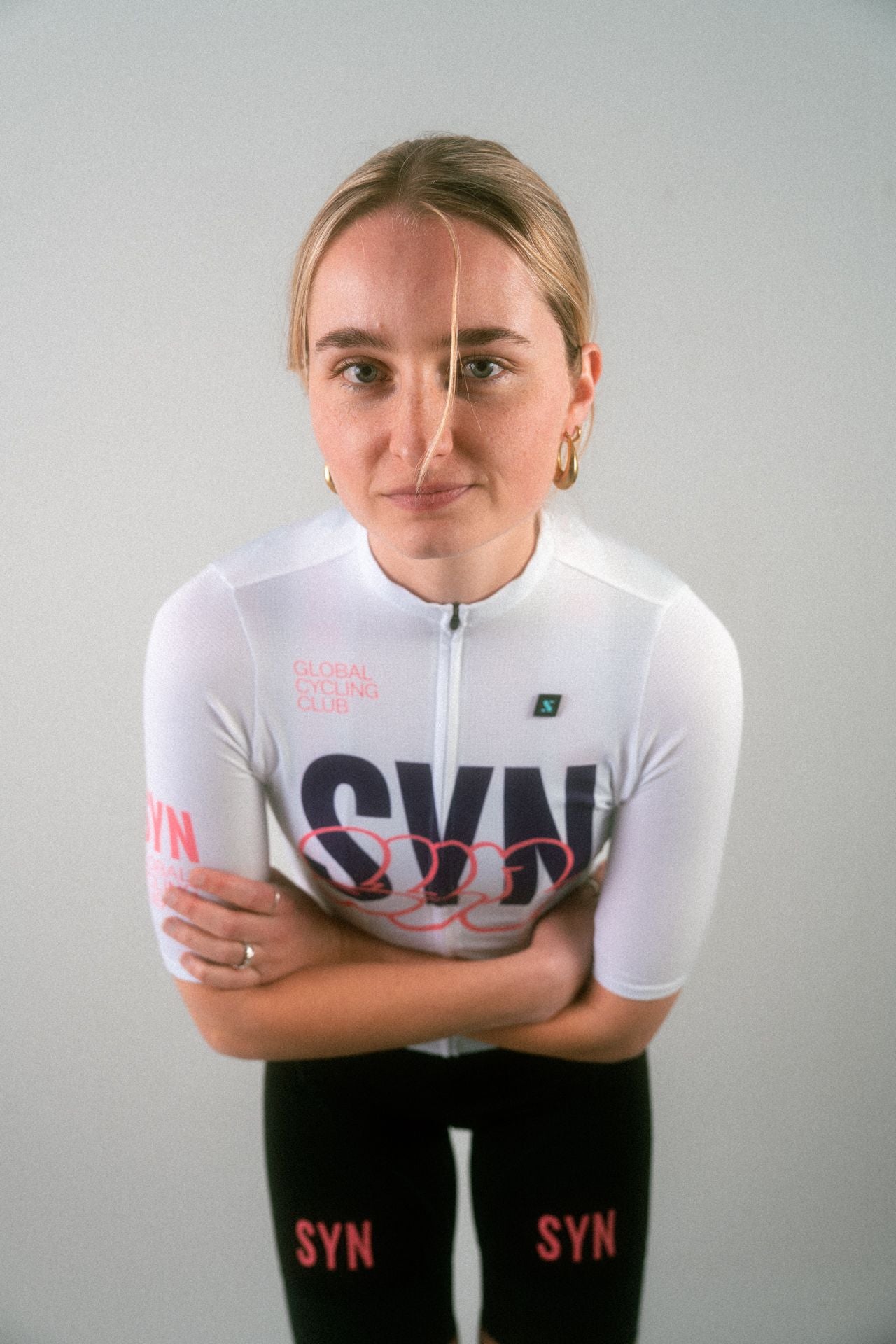 SYN - Women's Pro Design Lab Jersey Crossed - White - Nuremberg Germany - crossed arms
