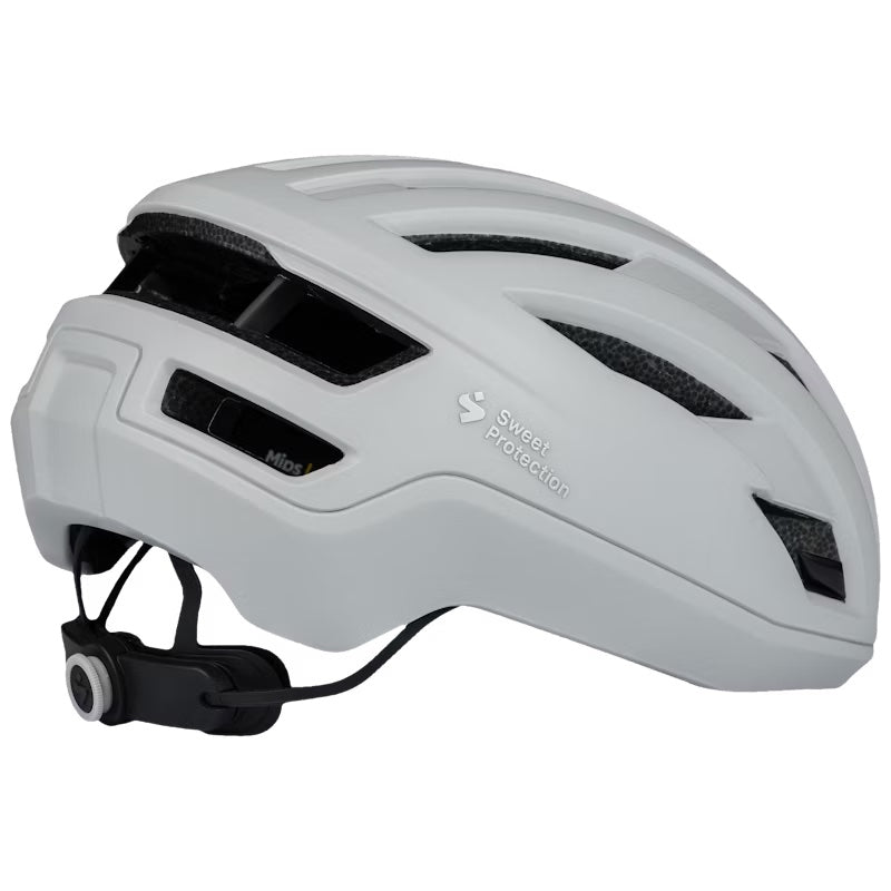 Sweet Protection - Fluxer Mips Helmet - Bronco White - Nuremberg Germany - Back side view 