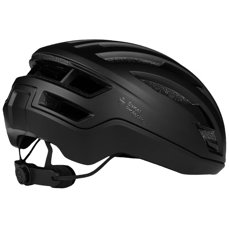 Sweet Protection - Fluxer Mips Helmet - Matte Black - Nuremberg Germany - Back side view 