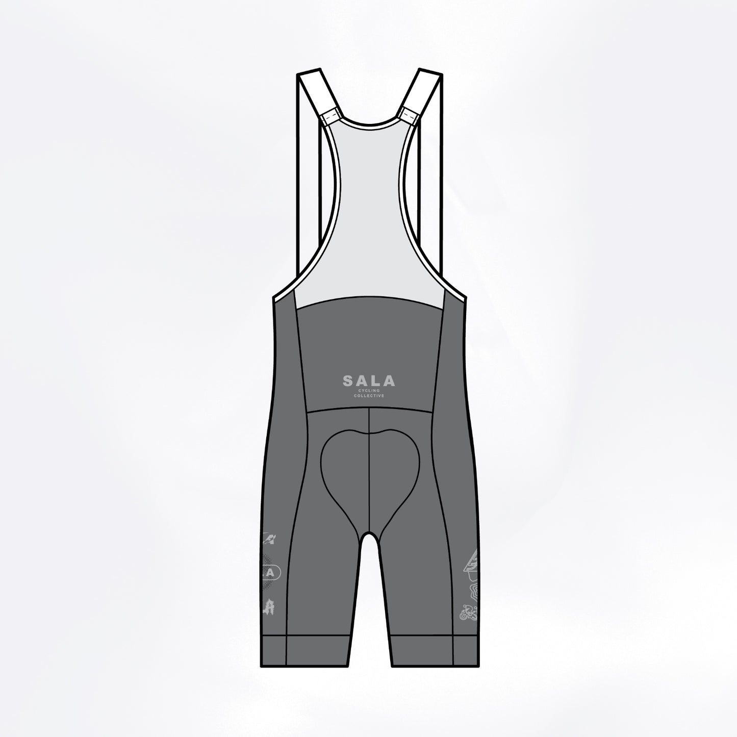 SALA 2nd Anniversary Men's Bibs by Isadore