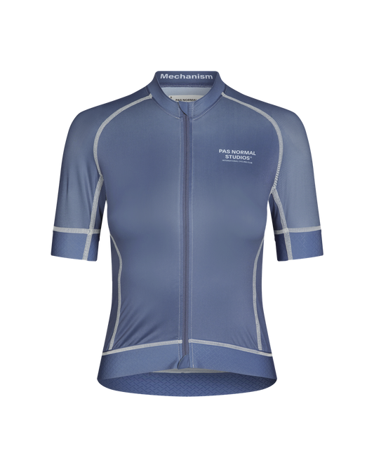 Pas Normal Studios - Women's Mechanism Jersey - Light Indigo - Nuremberg Germany - Front view