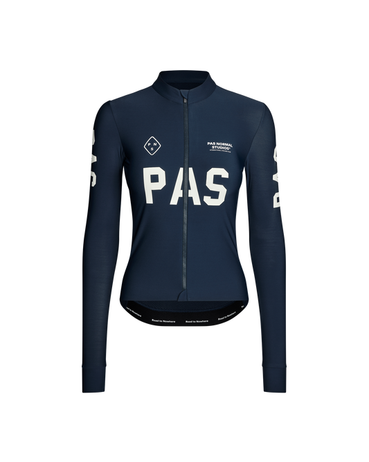 Pas Normal Studios - Women's PAS Mechanism Long Sleeve Jersey - Navy - Nuremberg, Germany 