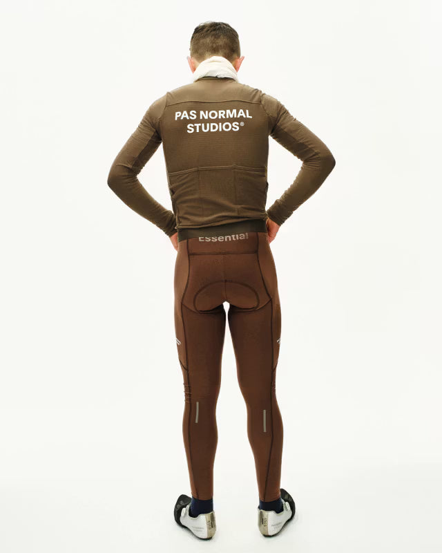 Pas Normal Studios - Men's Essential Thermal Long Bibs - Light Brown - Nuremberg, Germany 4
