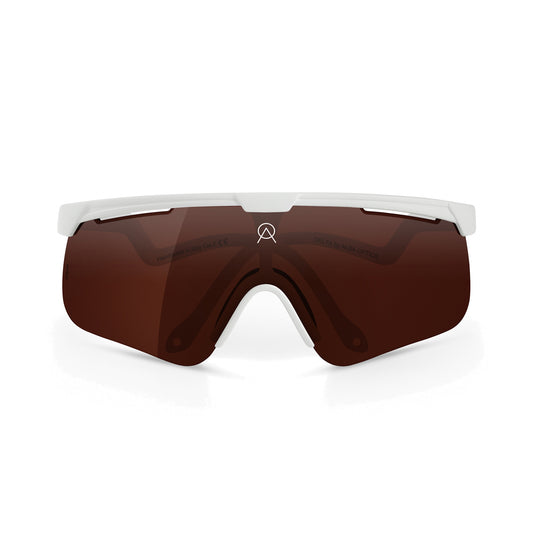 ALBA OPTICS -  Delta Glasses - White - VZUM Pou